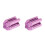 2Pcs Four-Sided Violet Pencil Sharpener Plastic Eyebrow Makeup Tool 7