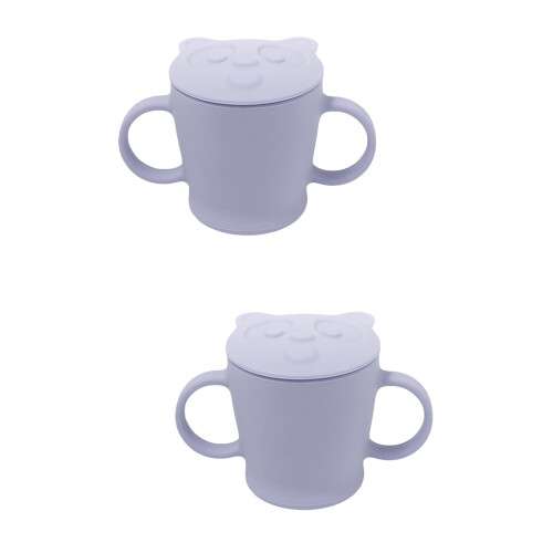 2 Pcs Toddler Baby Water Cup Training Drinking Cup 2