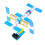 3pcs DIY Model Kit Rocket Satellite Toy 2