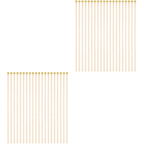 2 Pcs Wood Pole Flag Holders For Outside Small National Flagpole 2