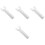 4Pcs White Plastic Pool Cleaning Suction Handle Pool Maintenance Tool 5