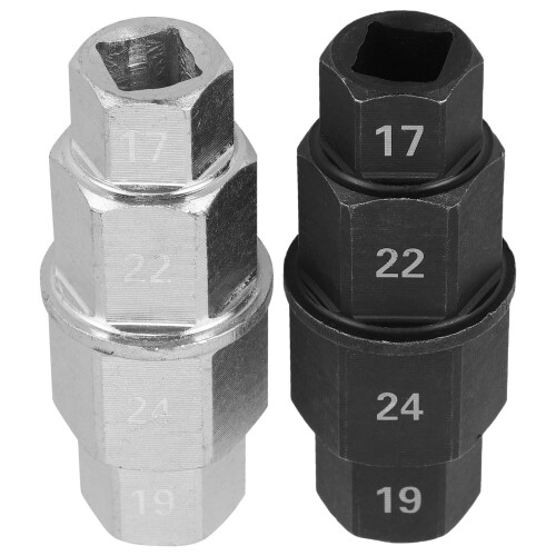 10 Pcs Motorcycle Front Wheel Spindle Socket Adapter Hex Axle Tool 1