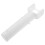 4Pcs White Plastic Pool Cleaning Suction Handle Pool Maintenance Tool 1