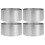 20 Pcs Round Mousse Circle Stainless Steel Silver Cake Mold 1