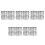 20 Pcs Round Mousse Circle Stainless Steel Silver Cake Mold 9