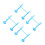 4Pcs Lightweight Sky-Blue Inflatable Stick Set for Kids Games 7