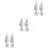 6 Pcs Flagpole Head Outdoor Plastic 4