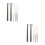 4 Sets Portable Stainless Steel Chopsticks With Case 4
