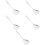 5Pcs Stainless Steel Triangle Rice Spoon Kitchen Serving Scoop 7