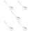 5Pcs Stainless Steel Triangle Rice Spoon Kitchen Serving Scoop 8