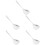 5Pcs Stainless Steel Triangle Rice Spoon Kitchen Serving Scoop 6