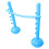 4Pcs Lightweight Sky-Blue Inflatable Stick Set for Kids Games 2