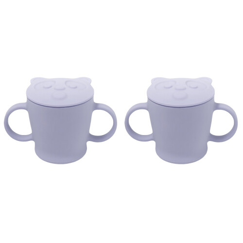 2 Pcs Toddler Baby Water Cup Training Drinking Cup 1
