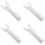4Pcs White Plastic Pool Cleaning Suction Handle Pool Maintenance Tool 7
