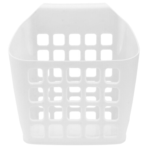 2Pcs Large Capacity White Plastic Rabbit Manger Hanging Food Feeder