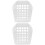 2Pcs Large Capacity White Plastic Rabbit Manger Hanging Food Feeder 4