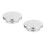 2 Pack Kit Light Turntable Manual Turntable 11.00x11.00x3.80cm 4