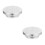 2 Pack Kit Light Turntable Manual Turntable 11.00x11.00x3.80cm 3