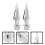 6 Pcs Flagpole Head Outdoor Plastic 9