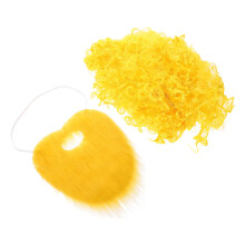 5Sets Multi Color Pirate Cosplay Wig Beard Set Soft Fabric for Parties