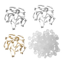 Screw Ear Clips And Pain Pads Earrings Clip Converter 2 Sets