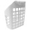 2Pcs Large Capacity White Plastic Rabbit Manger Hanging Food Feeder 10