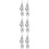 6 Pcs Flagpole Head Outdoor Plastic 7