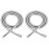 2 Pieces Extra Long Shower Hose Stainless Hand Held 4