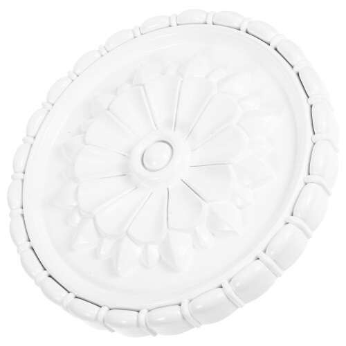 3Pcs Pu Pvc Ceiling Medallion Cover Plate For Light Fixture 2