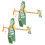 4 Pcs Rubber Band Powered Aircraft Glider Diy Model Set 1