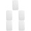 5pcs Mask Heater White Heating Instrument Usb Abs 6