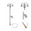 5Pcs Model Railway Street Light Mini Lamp For Sand Table Yard Decor 8