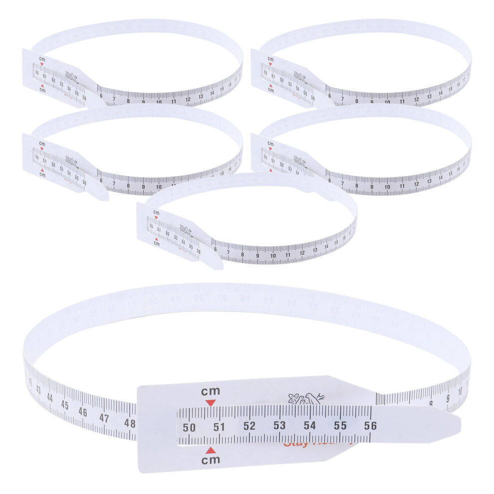 Ohphcall White 30 Pcs Infant Head And Arm Measuring Tape Plastic 56Cm