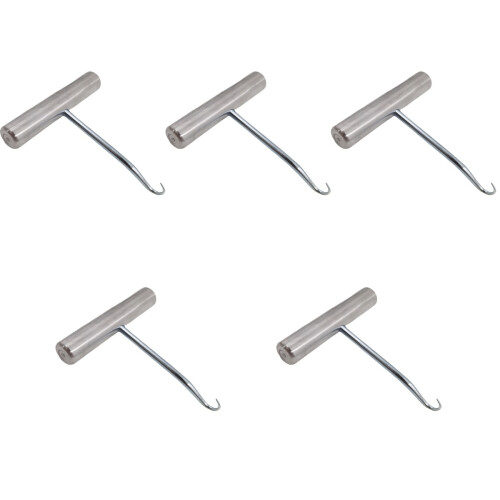 Set Of 5 Tennis Balls Badminton Rackets Sturdy Stringing Tool 2