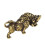 2pcs Retro Brass Cow Keyring Diy Pendant Decor Cattle Shape Keychain Accessory 8