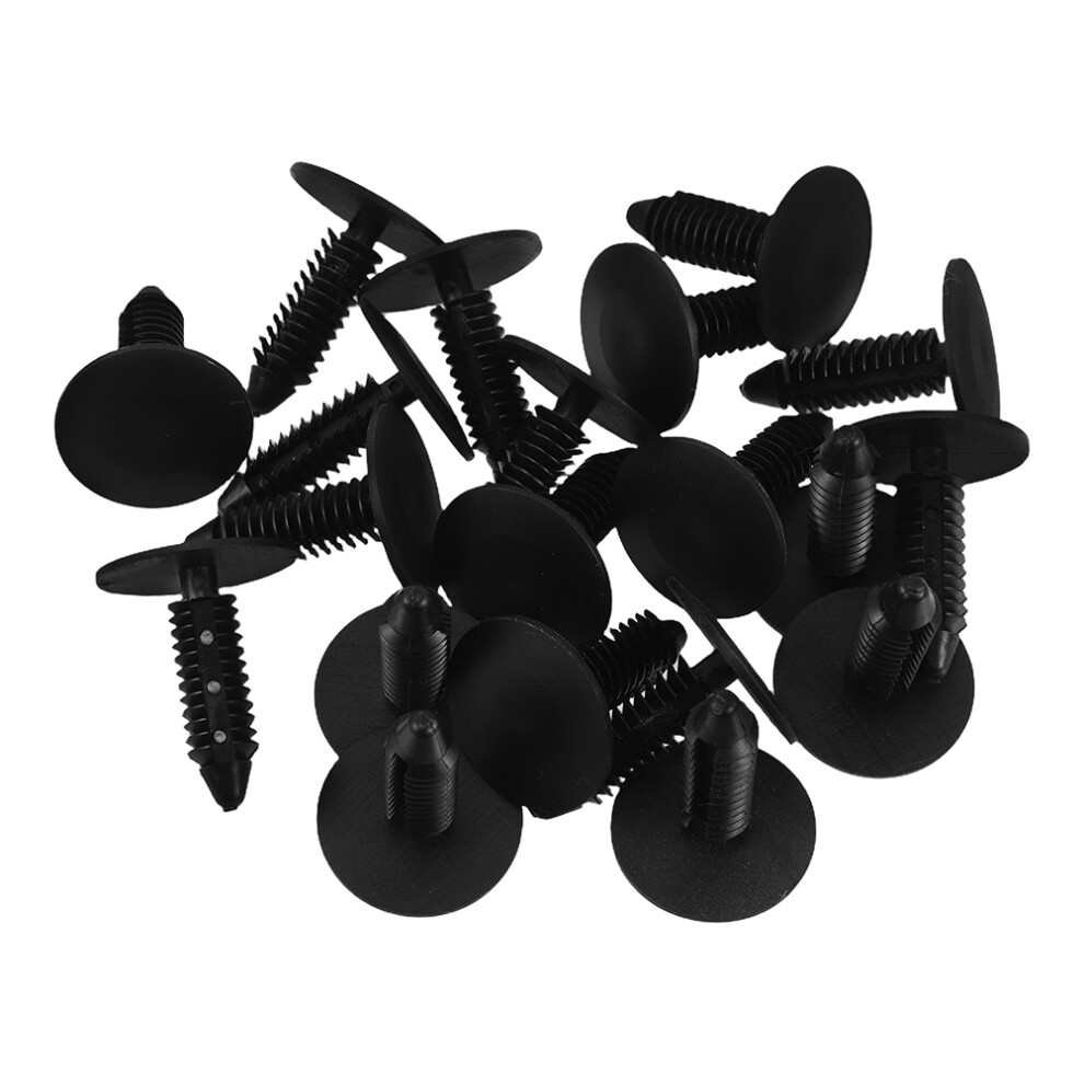120Pcs Nylon Car Bumper Clips Internal Fasteners Replace Black 3621544958779