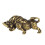 2pcs Retro Brass Cow Keyring Diy Pendant Decor Cattle Shape Keychain Accessory 1