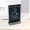 2 Pieces Table Chalkboard Signs Mini Message Baby Memo Blackboard 8