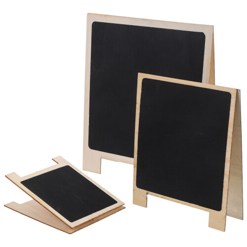 15Pcs Wood Mini Chalkboards Small Blackboard Signs for Decoration 1