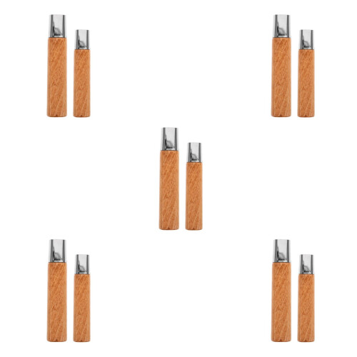 10Pcs Wooden Cutter Handles Comfortable Grip for Kitchen Tools 1