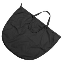 2Pcs Oxford Cloth Helmet Travel Pouch Black Motorcycle Storage Bag