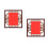 2Pcs Solid Wood Table Picture Frame Multi Color Double Sided Display 5