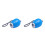 Worgeous  2 Pcs Reflector Led Projection Electronic Clock Child Travel 4