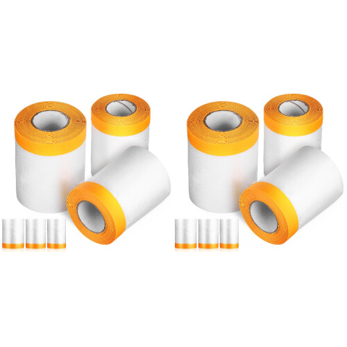 12Rouleaux De Masquants Transparents Pour Travaux Décor 1