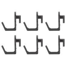5 Pieces Rack Peg Board Tool Organization Garage Hooks