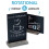 2 Pieces Table Chalkboard Signs Mini Message Baby Memo Blackboard 7