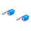 Worgeous  2 Pcs Reflector Led Projection Electronic Clock Child Travel 5