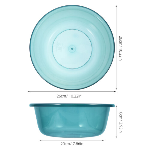4 Pcs Multi-Use Washing Basin For Kitchen Clothes Bath Foot 1