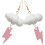 cloud dangle earrings personalized drop thunderstorm weather jewelry 1