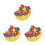 3Pcs Balance Building Blocks Colorful Stacking Sorting Toy 8